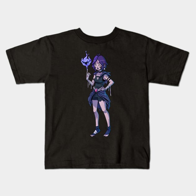 Raven - Monster Kids T-Shirt by Maodraws